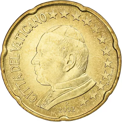 [#1270520] Vatican John Paul II 20 Euro Cent 2002 (Anno XXIV) Rome From The • $58.44