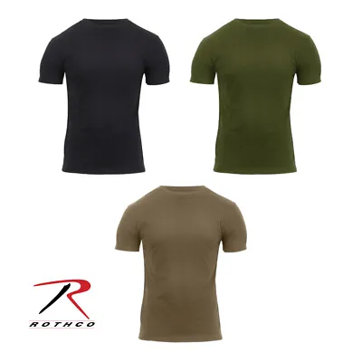 Rothco Mens Solid Color Athletic Fit Military-Type T-Shirt (Choose Sizes) • $14.99