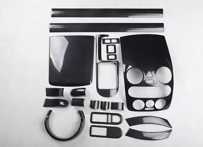 20PCS Black Carbon Fiber Car Interior Kit Cover Trim For Volkswagen Beetle 03-11 • $497.96