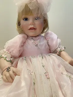 NIB: Vintage Marie Osmond Fine Porcelain Collectible Doll  Baby Peggy  #587/1500 • $75