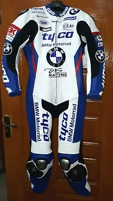 Motorcycle BMW Leather Suit Motorbike Racing Suit CE Approved  • $399.99