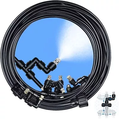 Outdoor Water Misting Cooling System Mister For Playground Trampoline Patio • $11.89