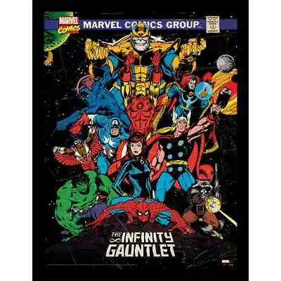 Marvel Avengers - Infinity Gauntlet - Official 30 X 40cm Framed Print Wall Art • £18.99