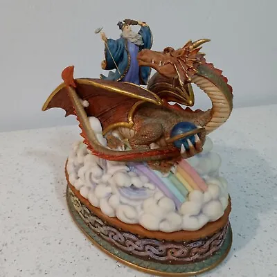 Marjorie Sarnat San Francisco Music Box Co. Wizard Dragon I Believe I Fly.  • $39.99