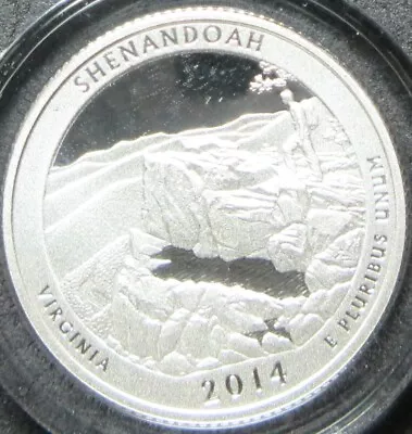 2014-s Silver Proof Virginia Shenandoah National Park Washington Quarter Coin • $0.99