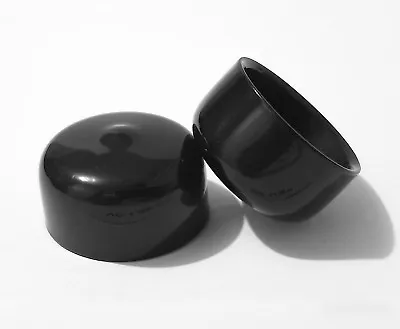 1  Black Vinyl Rubber Flexible Round Tube Tubing Pipe End Cover Caps • $8.98