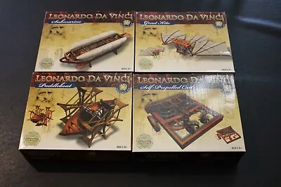 Lot Of 4 Leonardo Da Vinci Invention 3D Model Kits • $74.99