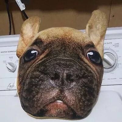 $9.99 • Buy French Bulldog Puppy Plush Throw Pillow Realistic Face 13 Inch Floppy Ears Cute