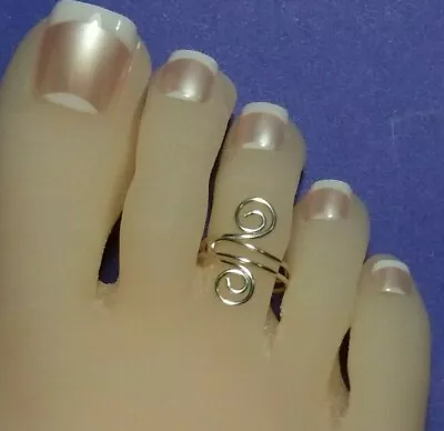 Toe Ring- Genuine Sterling Silver .925 Adjustable • $12.99