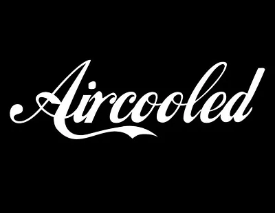 Aircooled Coke Font Die-cut Vinyl Decal/sticker FREE S/H VW Volkswagen German • $5.50