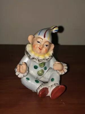 Ucagco China Ceramic Jester / Clown (Made In Japan) Vintage Figurine - VERY GOOD • $16