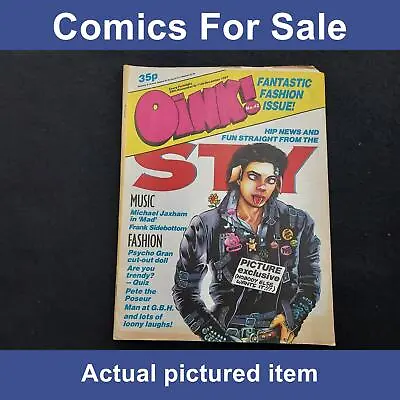 Oink! Comic #42 - Michael Jackson Pig Spoof Cover 1987 (LOT#11314) • £11.99