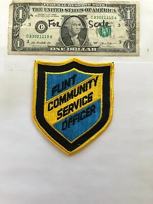 Flint Michigan Police Patch (Community Services Officer) Un-sewn Great Shape  • $61.75