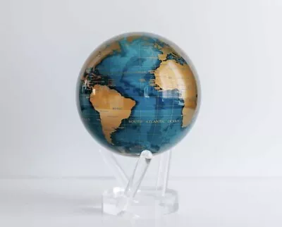Blue And Gold 6 Inch MOVA Globe Solar Powered • $475
