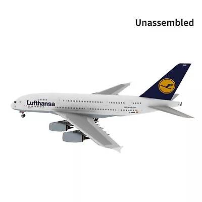 1:100 A380 German Lufthansa Civil Airliner Paper Model Aircraft Plane Ornaments • $18.09