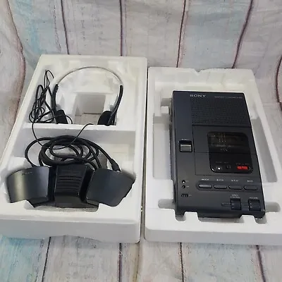 Sony M-2000 Desktop Cassette Transcriber / Recorde No Power Cord Parts Only • $34.81
