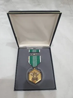 1960s Vintage U.S ARMY Commendation Medal   For Military Merit   Clamshell Case • $24.99