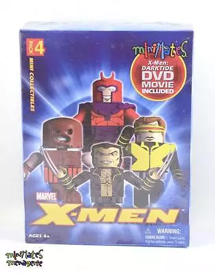 Marvel Minimates Darktide Box Set (Magneto Wolverine Cyclops Juggernaut) • $16.99