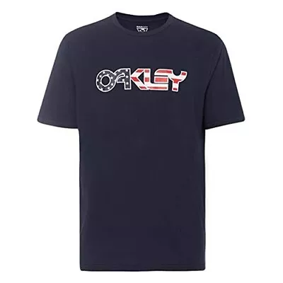 Oakley Mens Flag Tee Short Sleeve T-Shirt Fathom Size XLarge XL NEW • $24