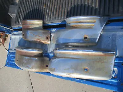 1949 1950 49 50 Chevy Accessory Chevy Front & Rear Bumper Guards Wing Tips Wraps • $1750