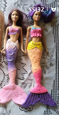 2x Beautiful Dreamtopia BARBIE MERMAIDS DOLLS Bulk LOT • $24.99