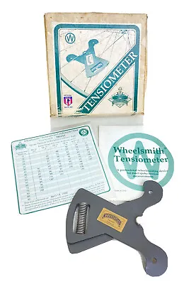 $89.97 • Buy Vintage Wheelsmith Tensiometer Bicycle Spoke Tension Gauge Made In USA