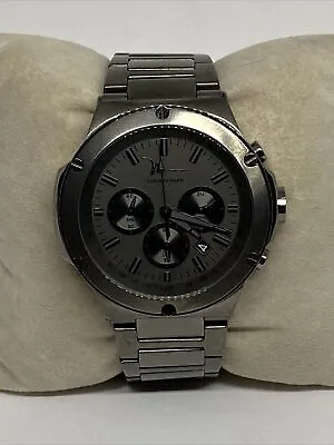 Marc Anthony FMDMA107 Men's Gray Stainless Steel Analog Dial Quartz Watch EY354 • $39.99