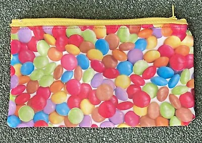 Handmade Vinyl  Smarties'/sweets Zipped Pencil Case/pouch • £2.99