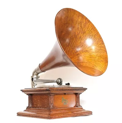 1910 Columbia BII Phonograph W/Original Wood Horn * No Replica Parts * Stunning • $4250