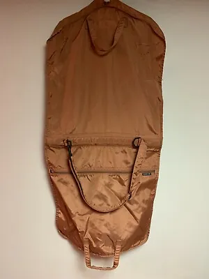 Vintage 80s Members Only Garment Bag Hanging Suit Carry-On Rainbow Tag • £37.05