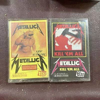 2 Metallica  TAKT ( Polish Label ) Cassette Tapes. • $36.95