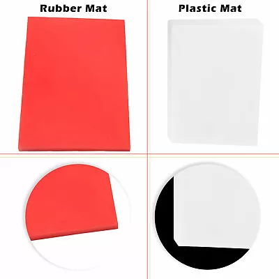 Leather Punching Cutting Stamping Mat DIY Crafting Board Red Or White Colour • £16.39