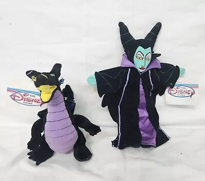 Maleficent & Dragon Mini Bean Bags Disney Plush Nwt • $15