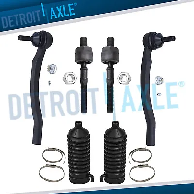 6pc Front Inner And Outer Tie Rods + Steering Rack Boot Kit For V70 XC70 XC90 • $48.73