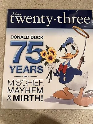 Disney D23 Magazine Summer 2009 Donald Duck 75 Sealed Acres Of Fun Exclusive • $12.99