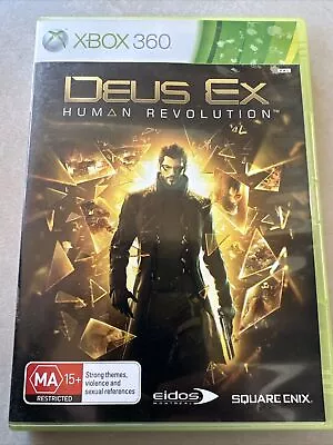 Deus Ex Human Revolution (Microsoft Xbox 360) Complete With Manual - Mint Disc • $8.95