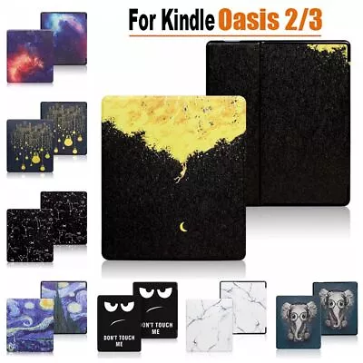 PU Leather 7 Inch EReader Folio Case For Kindle Oasis 2/3 Home Office • $17.85