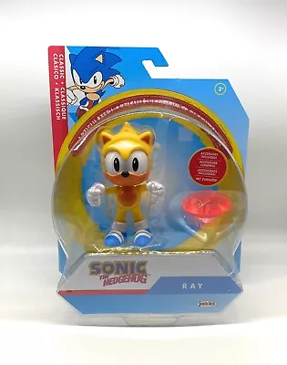 Jakks Pacific - Sonic The Hedgehog - Ray With Chaos Emerald 4  Action Figure • $19.99