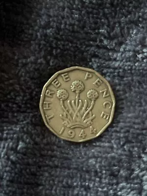 1944 Three Pence Coin • £37