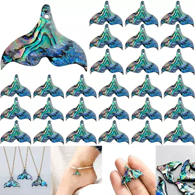 Lots Abalone Fish Tail Shells Bead For Jewelry DIY Necklace Bracelet Accessories • $11.99