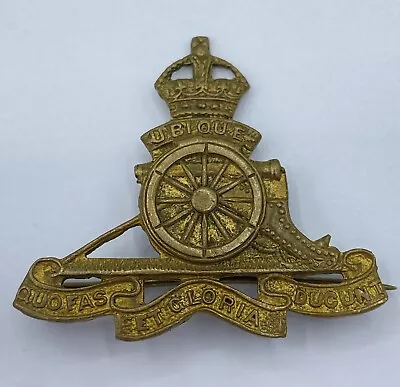 WW2 British Army Royal Artillery Sweetheart Brooch Badge • $25.26