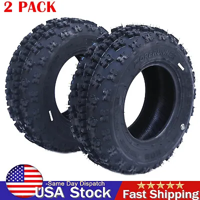 Set Of 2 Quad ATV Tires 21x7-10 21x7x10 UTV Off-Road All Terrain AT 6 Ply New US • $82.59