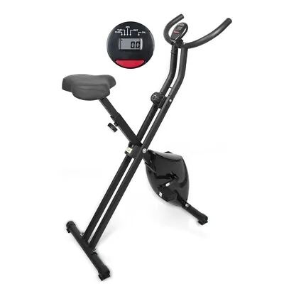 Folding Stationary Upright Indoor Cycling Exercise Bike Cardio Fitness Workout • $105.44