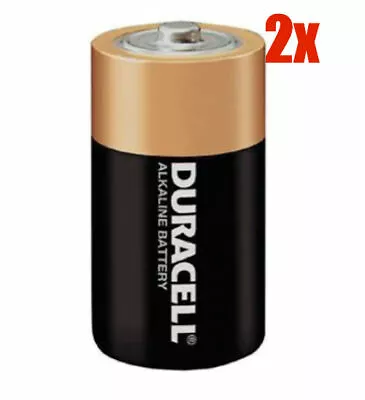 Duracell Coppertop Alkaline D Batteries 2pc • $11.99