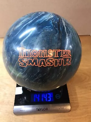 Brunswick   MONSTER SMASHR  - Reactive Bowling Ball - 14 Lbs-14 Oz. - Drilled • $39.99