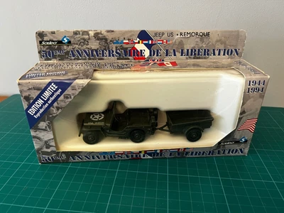 £10 • Buy Solido 4494/21 US Army Jeep 50th Anniversary Of Liberation 1:50 Scale Diecast