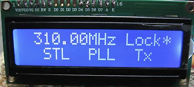 FM PLL TRANSMITTER  280Mhz - 360Mhz 1 WATT BROADCAST STL WITH LCD • $80