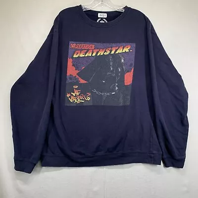 Operation Death Star MF DOOM Starwars Parody Sweatshirt Mens Size Medium • $24.99