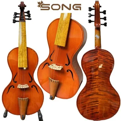 SONG 6 Strings 15  Viola Da Gambapowerful Sound Maple Spruce Wood #9446 • $629.10