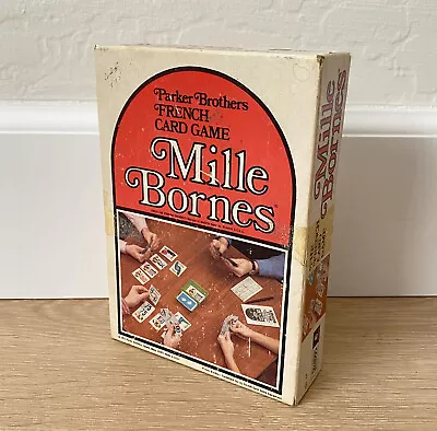 Vintage 1971 Parker Brothers French Card Game Mille Bornes Complete • $12.99